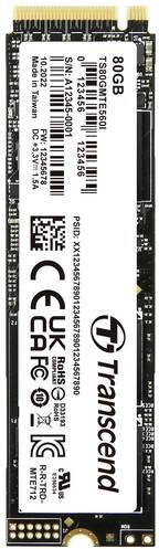 Transcend MTE560I Interne M.2 PCIe NVMe SSD 80 GB, Schwarz - Bild 1