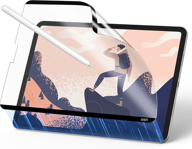 ESR Paper Feel Magnetic Displayschutzfolie für Apple iPad Air 11 (2025/2026), Transparent - Bild 1