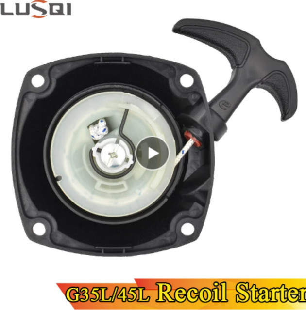 LUSQI Seilzugstarter in Schwarz passend für 143R 443R BC4310 G45L G35L Benzin-Freischneider und Gartenwerkzeuge - Bild 1