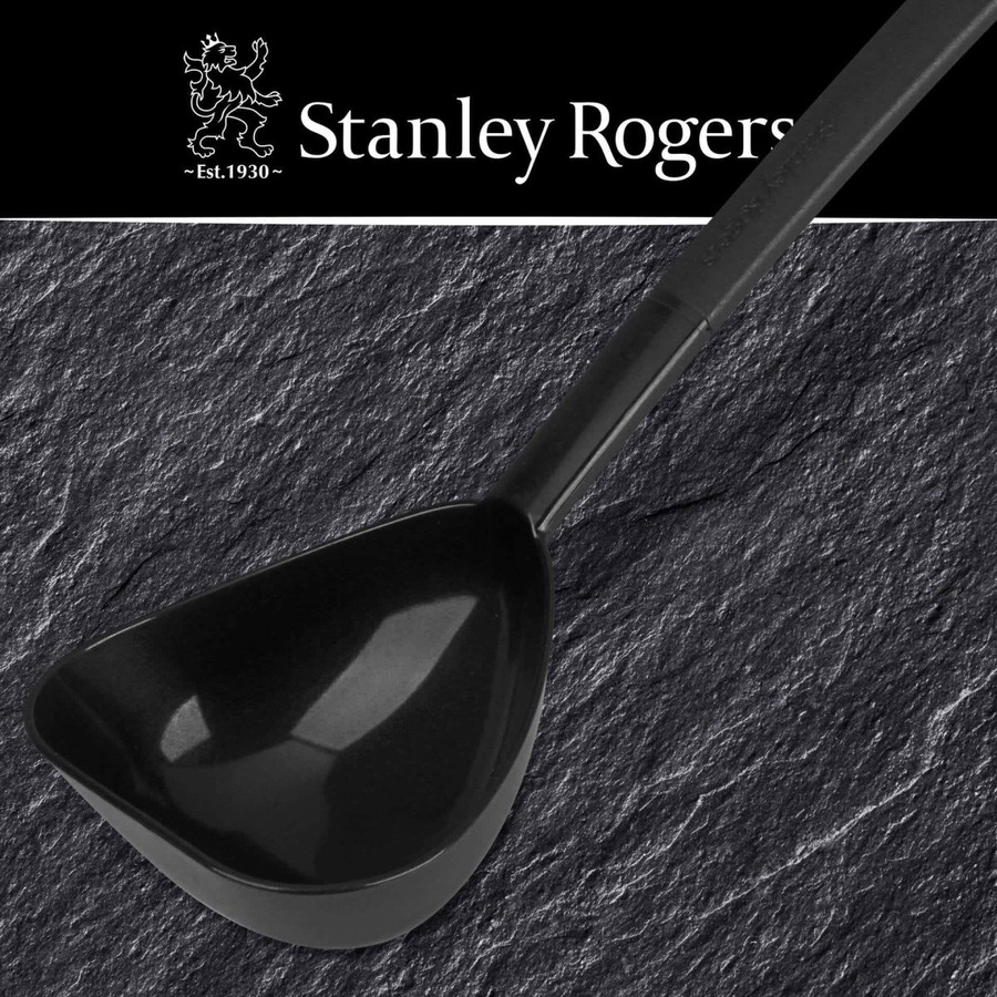 Stanley Rogers Schöpflöffel Black Lion in Schwarz aus hitzebeständigem Nylon mit Aufhängeschlaufe, Länge: 33 cm - Bild 3