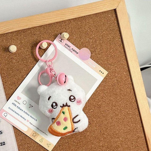 Yiran toy Chiikawa Glockenanhänger, Plüschpuppe, Taschenanhänger, ab 6 Jahren - Bild 1