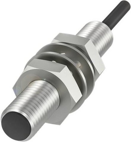 Balluff Induktiver Näherungsschalter BES 516-377-EO-C-PU-05 BES01LK bündig PNP Öffner, Silber, Durchmesser: 8 mm, Länge: 45 mm - Bild 1