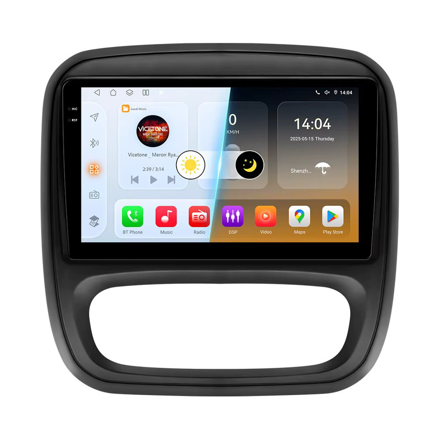 Hizpo Autoradio mit CarPlay und Android Auto für Renault Trafic 3 (2014-2021) und Opel Vivaro B (2014-2018), intelligentes System mit 4G-Funktion, Schwarz - Bild 5