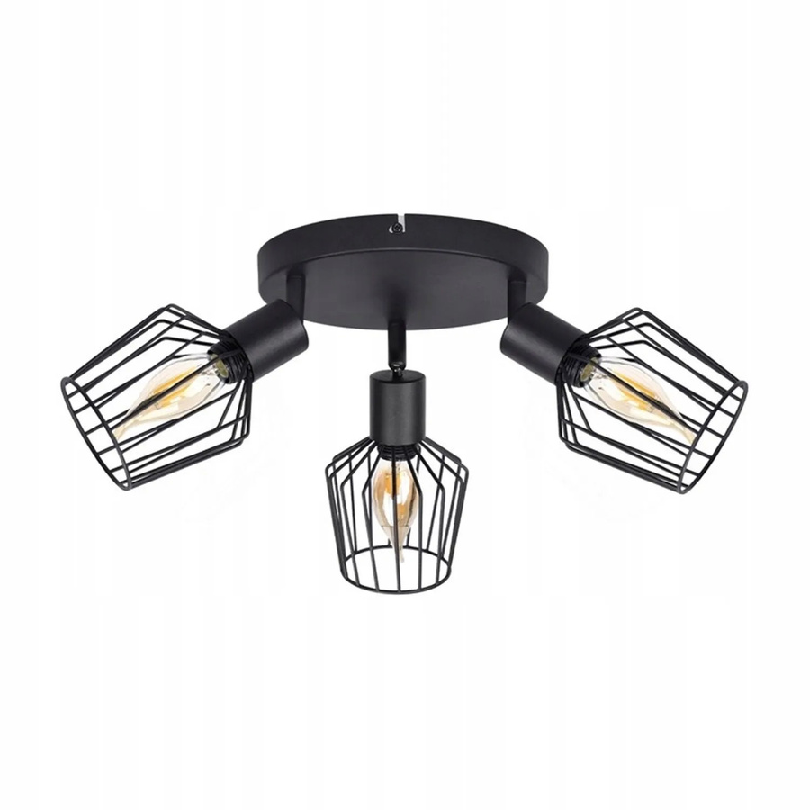 NETTLIFE Deckenstrahler aus Metall in Schwarz, moderner LED-Zylinder mit E14-Fassung und verstellbarem Licht, warmweiß - Bild 2