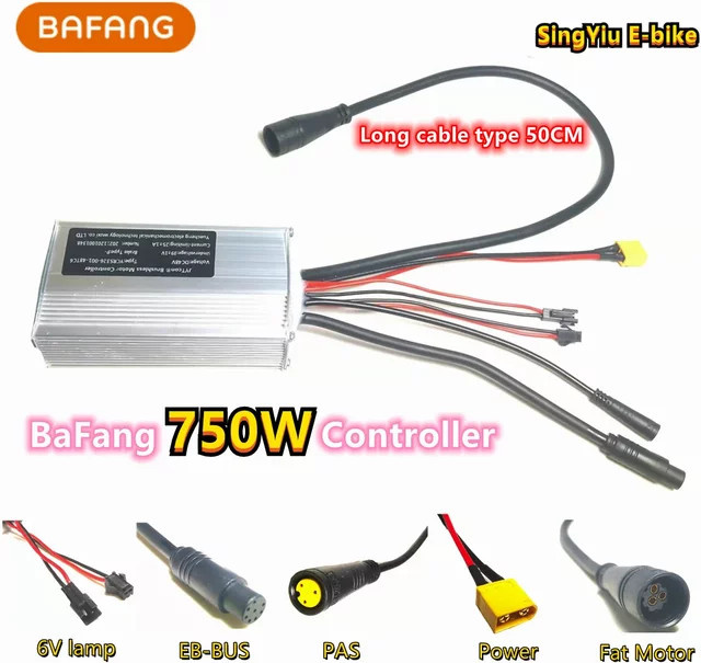Bafang G060 Fat Motor Controller Hub für Super 73, 48V, 750W, mit 50 cm verlängertem Motorkabel - Bild 1
