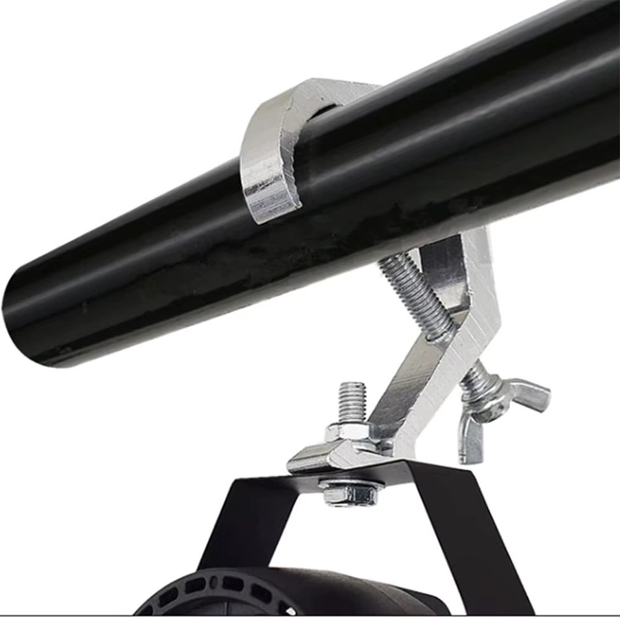 GOTSTAGE 12 Stück verstellbare Aluminium-Bühnenlichthaken in Silber für Par- und Beam-Lichter - Bild 3