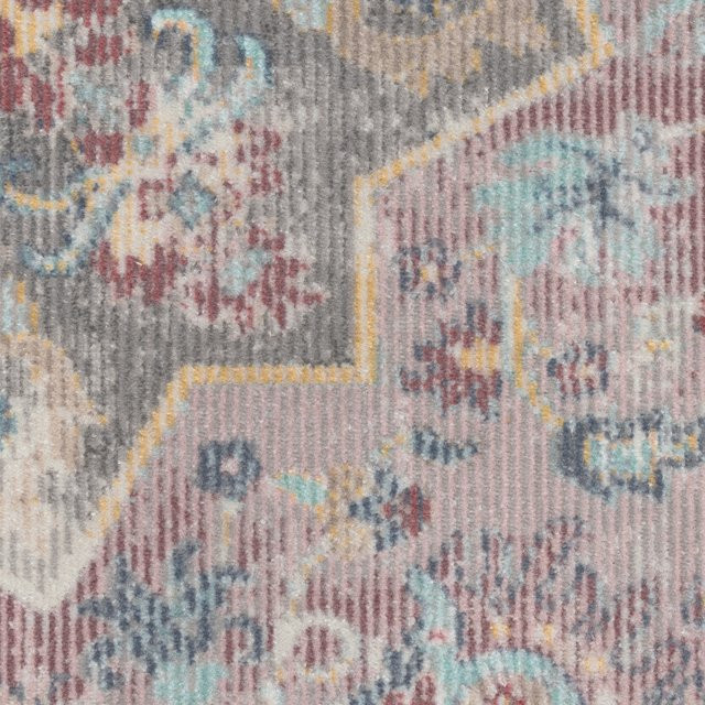 Runder In- & Outdoor-Teppich Torino von teppich.de in Pink, Durchmesser: 160 cm - Bild 1