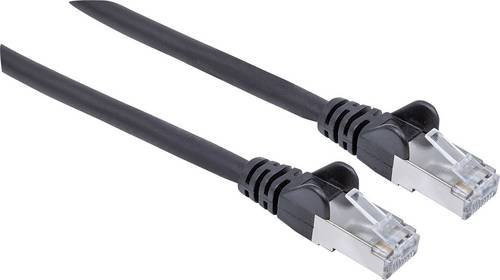 Intellinet RJ45 Patchkabel CAT 6a S/FTP Ethernet LAN Kabel Schwarz 30,00 m - Bild 1