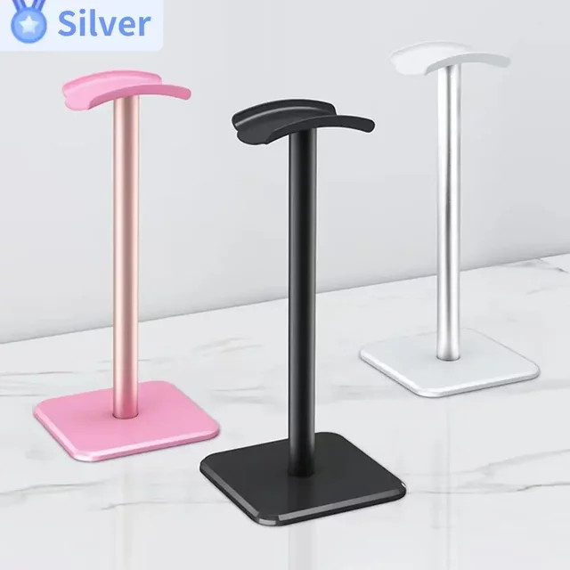 APWIKOGER Universal Kopfhörer Ständer aus Aluminium Legierung in Schwarz für PC Gaming und Desktop - Bild 1