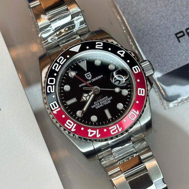 PAGANI DESIGN GMT Automatikuhr, Edelstahl, 40 mm, Herren - Bild 1