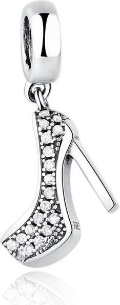 Allbestart Charm Anhänger 925 Silber, Weißer Zirkonia, Perle, Damen - Bild 1