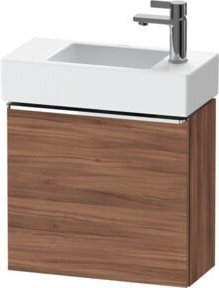 Duravit Waschtischunterschrank D-Neo mit 1 Tür, Wandmontage, Naturbraun/Weiß, B/H/T: 48,4 x 44,0 x 22,2 cm - Bild 1