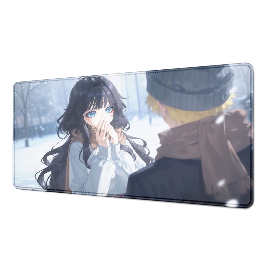 BuDuCoost Anime Mauspad Die Duftende Blume Blüht mit Würde Kawaii Kaoruko Waguri Schreibtischunterlage in Multicolour mit HD-Druck für Gamer und Tastaturen - Bild 5