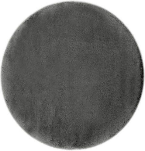 Runder Teppich Loano von LUXORLIVING in Anthrazit und Grau, Durchmesser: 80 cm - Bild 1