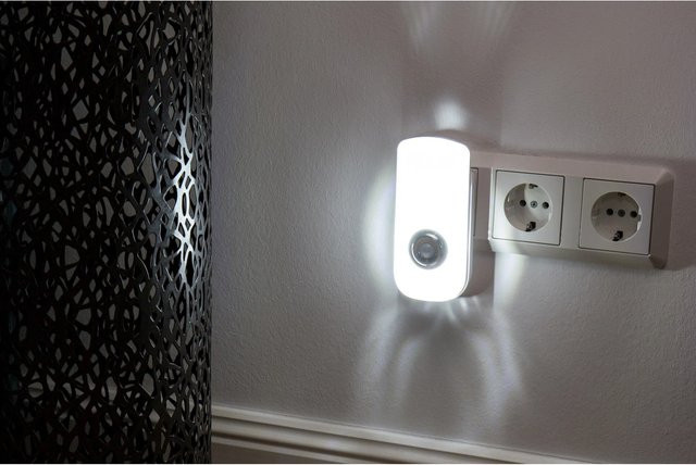 Müller-Licht Nox LED-Nachtlicht mit Bewegungsmelder und Dämmerungssensor, Rechteckig, Weiß - Bild 2
