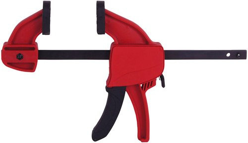 Connex Midispannzwinge aus Kunststoff in Rot und Schwarz mit einer Spannweite von 153 - 490 mm - Bild 1