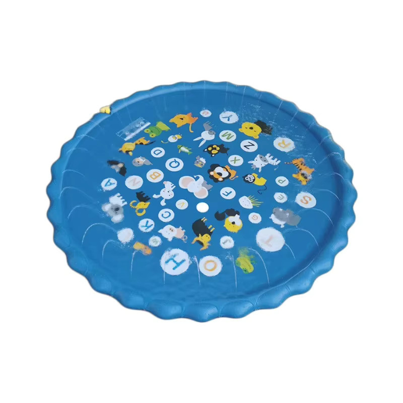Inflatable Kingdom Wasserspielzeug, aufblasbare Wasser-Spielmatte aus PVC in Blau - Bild 2