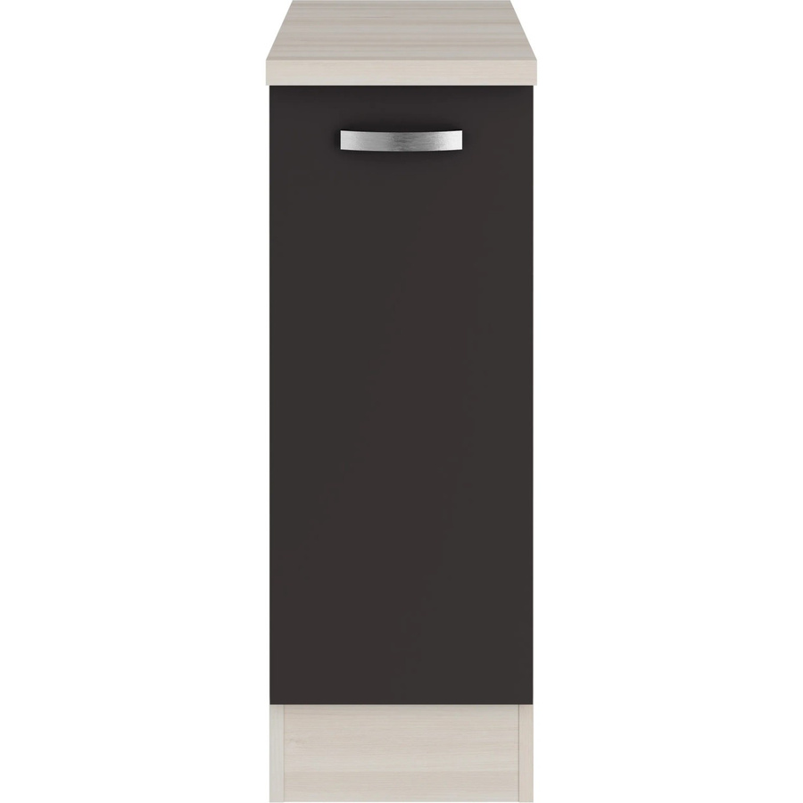 OPTIFIT Faro220 Küchen-Unterschrank in Anthrazit Matt mit modernem Design aus melaminbeschichteter Qualitätsspanplatte, Breite: 30 cm - Bild 2