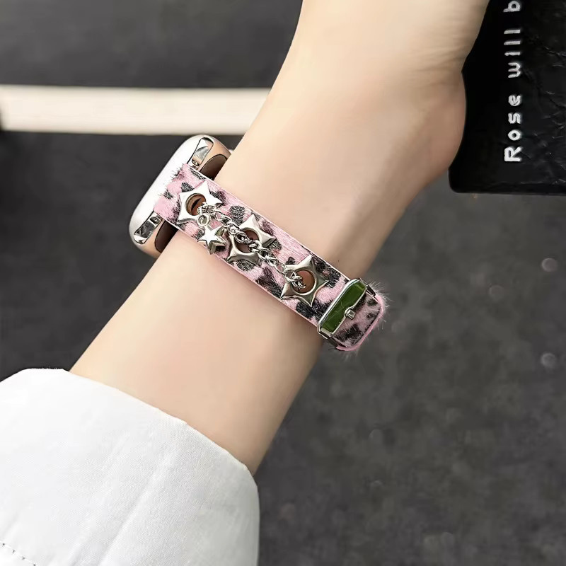 CAOWTAN Uhrenarmband Leder, Unisex, Punk-Stil - Bild 3