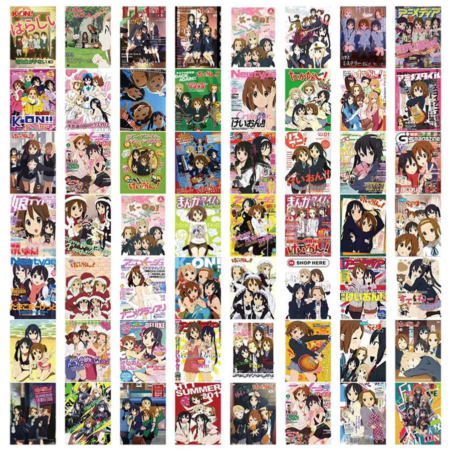 Bandai K-ON! Anime Aufkleber, 60-teiliges Set - Bild 2