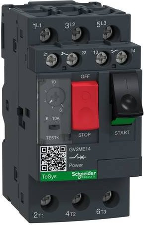 Schneider Electric GV2ME14AE11TQ Leistungsschalter in Grau (24 Stück) - Bild 1
