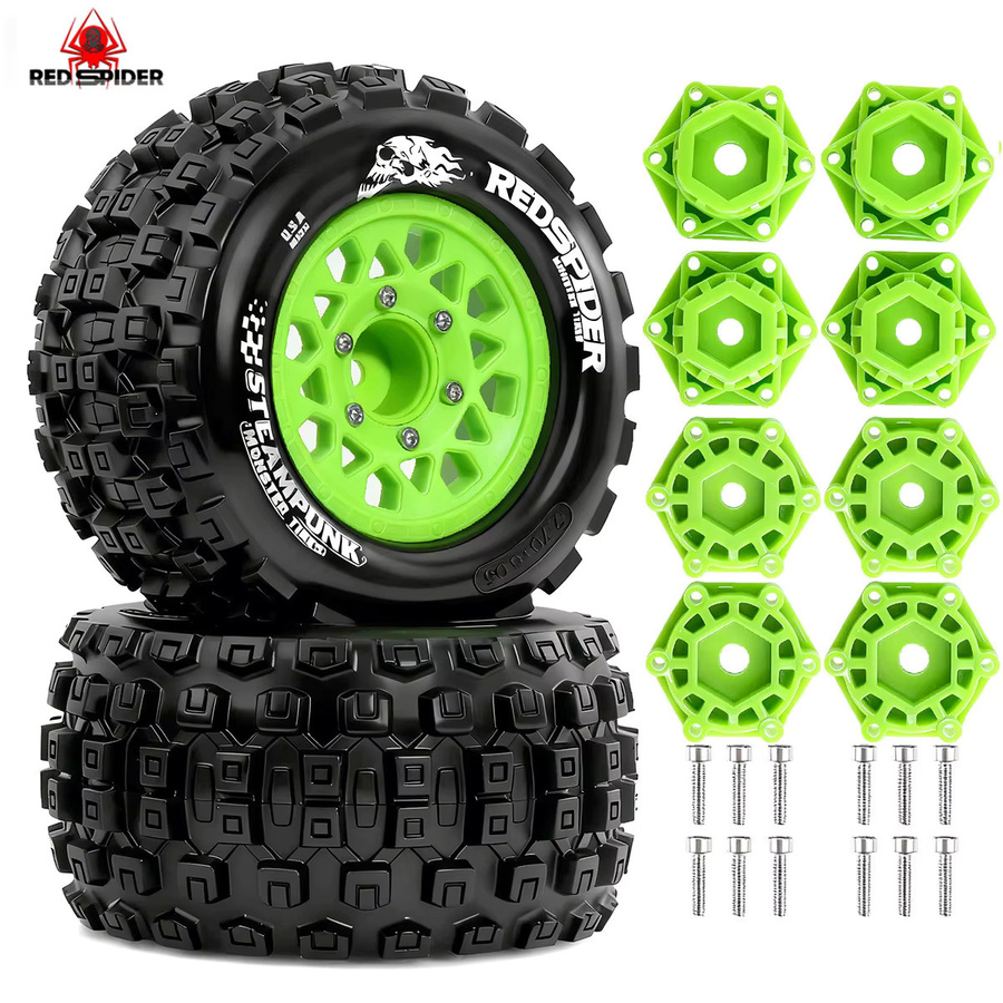 E-Star Hub Buggy Reifen, 128mm, Sechskantnabe, Upgrade Teile Kit - Bild 3
