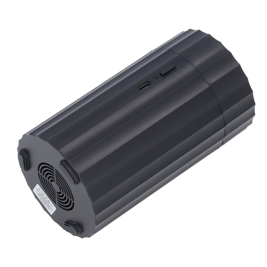 OutsideWorld Aroma Diffusor Flammen Luftbefeuchter mit 7 Farben LED Licht, USB betrieben, Schwarz, 100ml - Bild 4