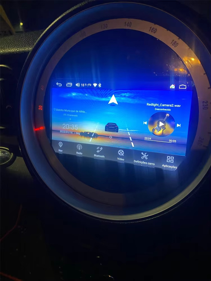 FYT Android 13 Carplay Autoradio mit 12GB RAM und 256GB Speicher für BMW Mini Cooper R56 2006-2013, IPS Display, DSP, LTE, GPS, WiFi, Bluetooth und Radio in Schwarz - Bild 2