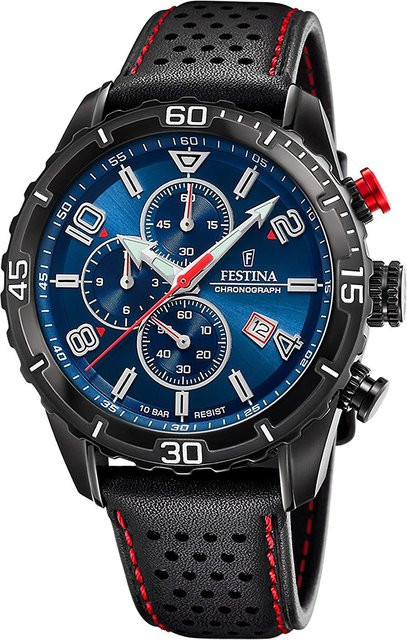 Festina Chronograph, Quarz, Edelstahl, 44 mm, Herren - Bild 1