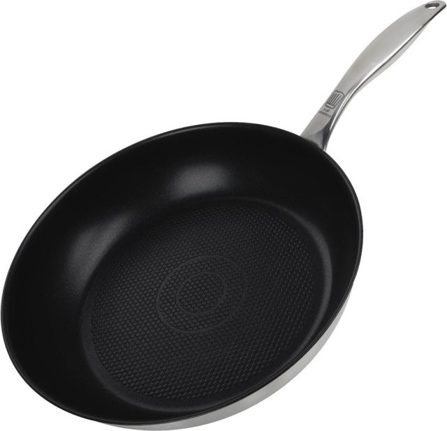 Fackelmann Bratpfanne München mit Keramik-Antihaftbeschichtung in Schwarz und Silber, Durchmesser: 28 cm - Bild 1