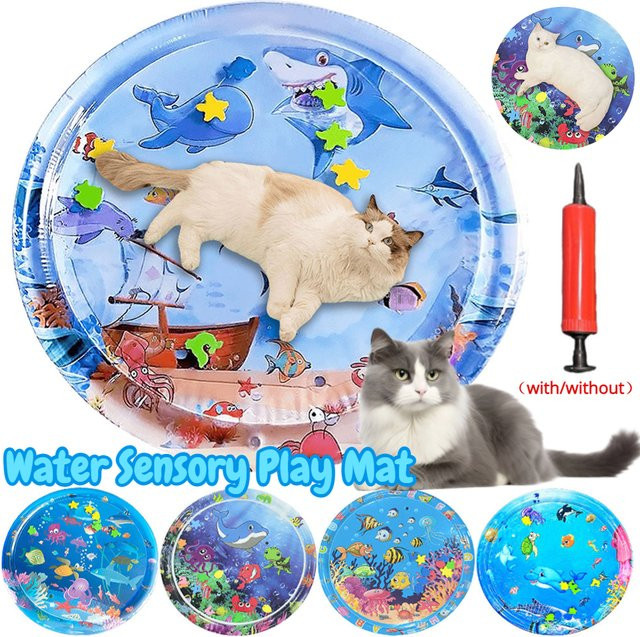 Aufblasbare Wasser sensorische Spiel matte, PVC, Bunt / Mehrfarbig - Bild 1