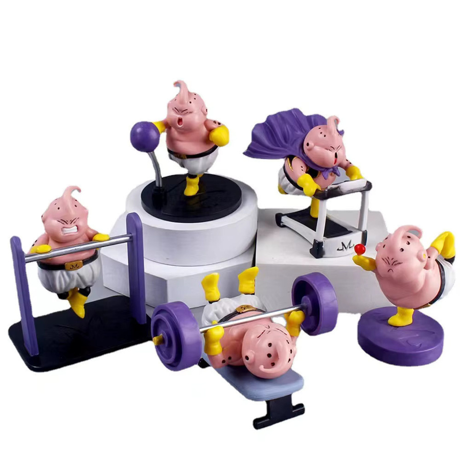 Bandai Dragon Ball Z Fitness Buu, Actionfigur, 5-teiliges Set - Bild 2
