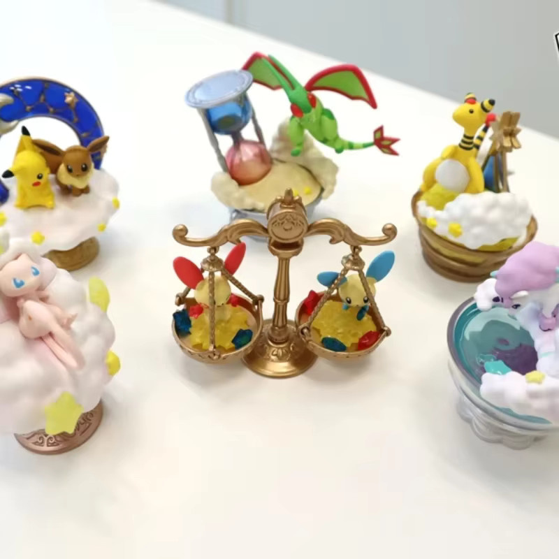 Pokemon Starrium Szene Serie Blind Box Sammelfiguren Multicolor Re-Ment Tierfiguren als Ornamente - Bild 3