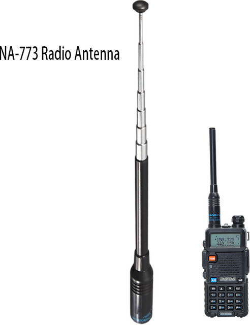 Nagoya NA-773 UV 5r Dualband Walkie Talkie Antenne in Schwarz für Baofeng und Kenwood - Bild 1