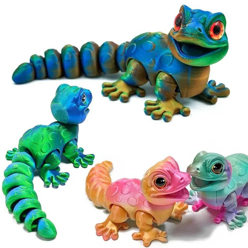 Yiran toy 3D-gedruckte Eidechsen-Tier-Spielzeugfiguren Beweglich 6–12 Jahre - Bild 4