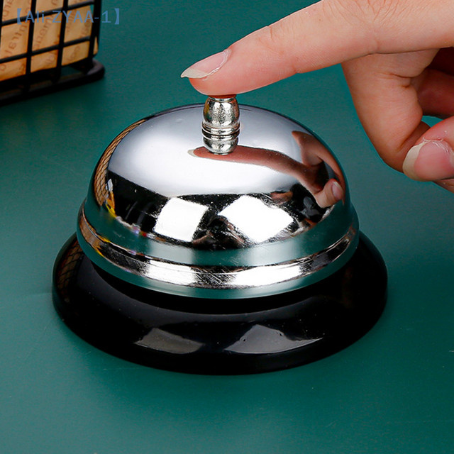 JETTING Metall-Serviceglocke in Silber für Restaurant, Hotel und Café - Bild 1