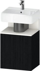 Duravit Waschtischunterschrank Qatego in Weiß Matt und Eiche, B/T/H: 44 x 35 x 64,5 cm - Bild 1