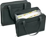 Veloflex Fächertasche Office DIN A4 in Schwarz aus Textil mit Reißverschluss - Bild 1