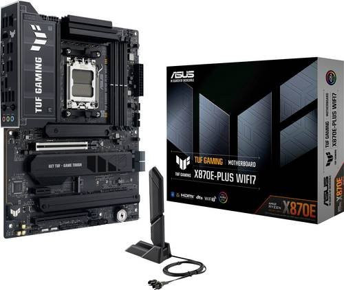 Asus TUF X870E-PLUS Mainboard mit Wi-Fi, Sockel AM5, ATX, Schwarz - Bild 1