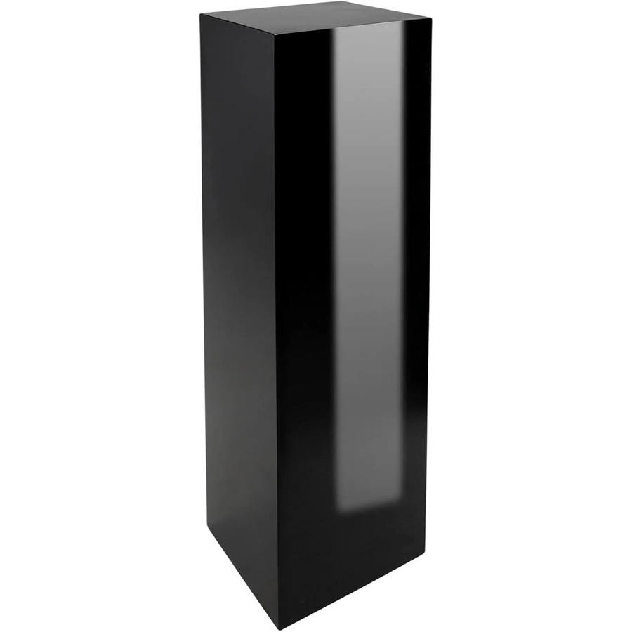 Vivanno Säule Podest aus Fiberglas in Hochglanzschwarz, B/T/H: 30 x 30 x 100 cm - Bild 2