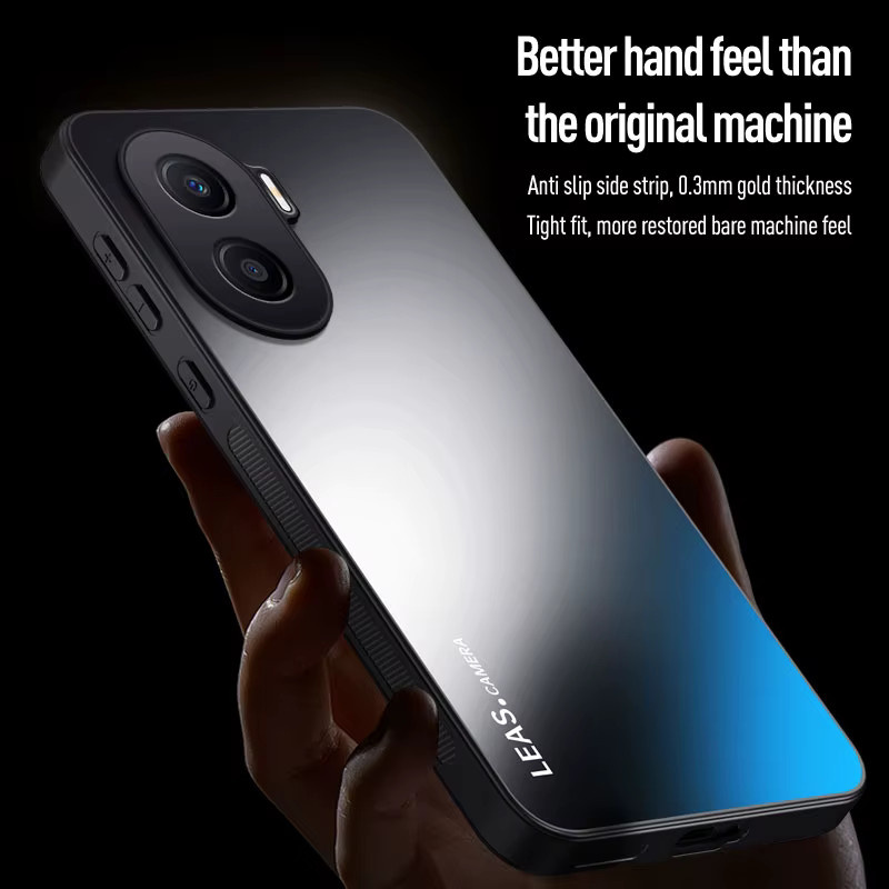 Mattierte Silikon Schutzhülle für Huawei Nova Pro SE in Blau und Schwarz - Bild 3