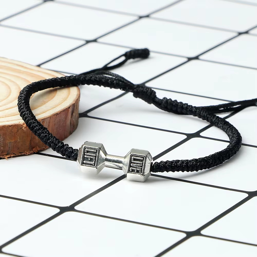 Reliatonny Armbänder, gewebt, Rot Schwarz, Edelstahl, Unisex - Bild 2