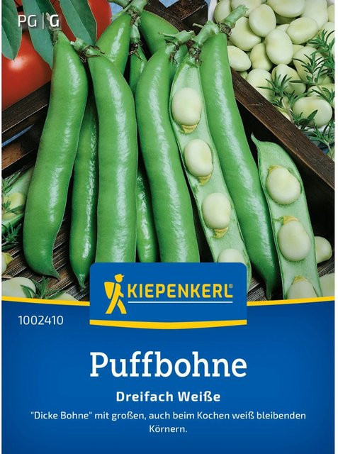 Kiepenkerl Puffbohne Dreifach Weiß 3,0 kg - Bild 1