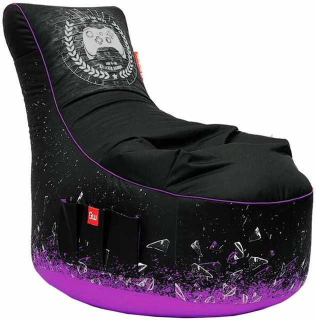 Gamewarez Gaming Sitzsack Spell X Ray in Lila - Bild 1
