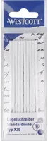Westcott Kugelschreibermine X20 in Blau, 10er Pack, 0,5 mm - Bild 1