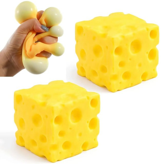 soulbao Cheese Cube Squishy Toy, Stress Relief Desktop Decor Gadget - Bild 1