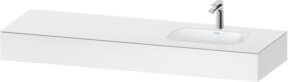 Duravit Qatego Einbauwaschtisch-Möbel-Set in Weiß, B/T/H: 160 x 55 x 17 cm - Bild 1