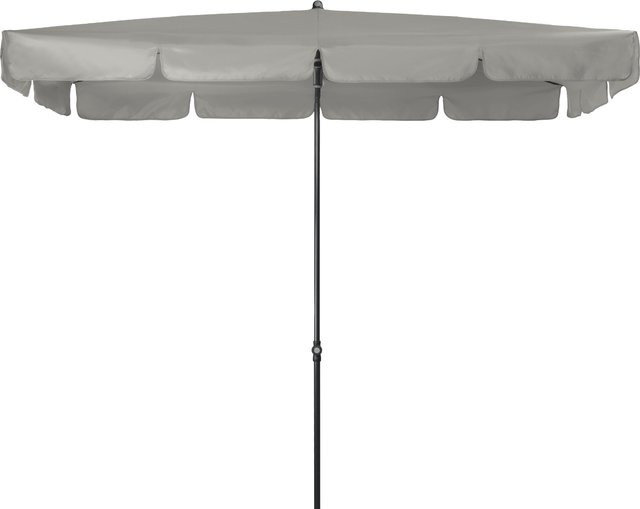 Doppler Sonnenschirm Sunline Waterproof III in Hellgrau mit UV 80+ Schutz, B/T: 260 x 150 cm - Bild 1