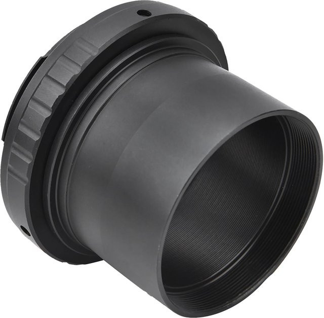 T2-EOS Metalladapterring für 2-Zoll-Teleskope auf Canon EOS-Mount-Kameras in Grau - Bild 1