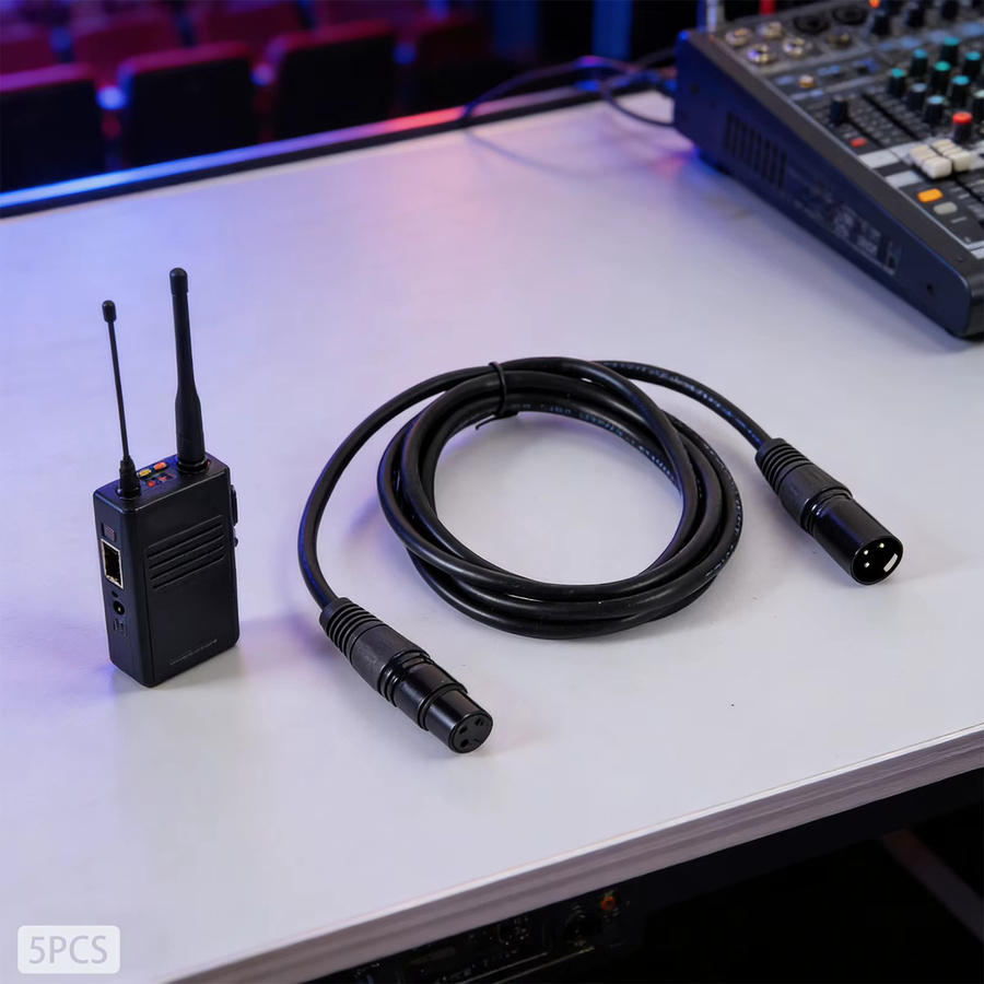 Bymaocar DMX512 Signalkabel 10er-Pack, 3-Pin XLR Stecker auf Buchse, 110 Ohm, Schwarz, Länge: 2 m - Bild 4